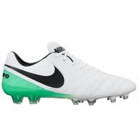Nike Tiempo Legend VI Firm Ground Football Boots - White/Black/Electro, Black