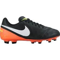 Nike Tiempo Legend VI Firm Ground Football Boots - Black/White/Hyper O, Black