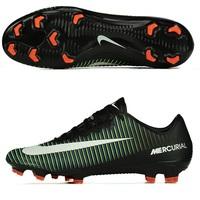 Nike Mercurial Vapor XI Firm Ground Football Boots - Black/White/Elect, Black