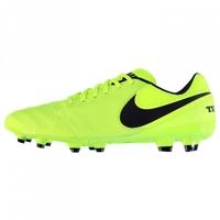 Nike Tiempo Genio FG Mens Football Boots (Volt-Black)