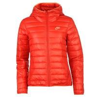 nike down hooded jacket ladies