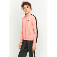 Nike Pink and Black Tracksuit Top, PINK