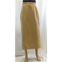 nightingales size 12 faux suede brown skirt