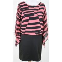 Nikka size 14 black & pink dress