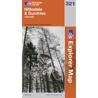 Nithsdale & Dumfries - OS Explorer Active Map Sheet Number 321