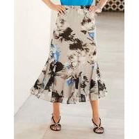 Nightingales Chiffon Printed Skirt