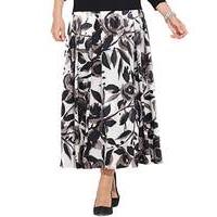 Nightingales Print Skirt