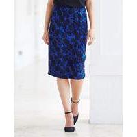 Nightingales Pull-On Jacquard Skirt