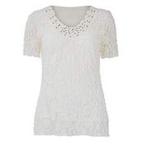 Nightingales Bubble Lace Top