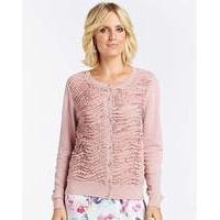 Nightingales Chiffon Front Cardigan