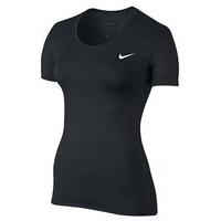 Nike Pro Cool Short Sleeve Top - Womens - Black/White