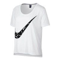 Nike Swoosh GX Tee - Womens - White/Black