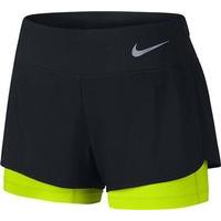 nike flex 2 in 1 running shorts womens blackvolt