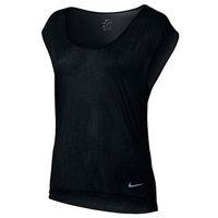 nike breathe cool short sleeve running tee womens black