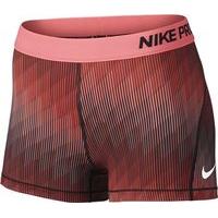 Nike Pro Cool Short - Womens - Lava Glow/White