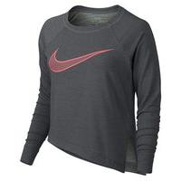 Nike Training Top - Womens - Grey/Lava Glow