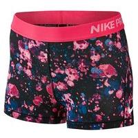 nike pro cool 3 inch microcosm shorts womens racer pinkwhite