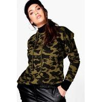 Nicole Camo Printed Sweat - multi