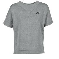 Nike TECH FLEECE CREW women\'s Sweatshirt in grey