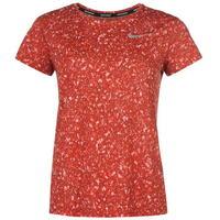 nike raid graphic running t shirt ladies