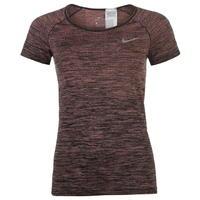 Nike Dri Fit Knit Short Sleeve T Shirt Ladies