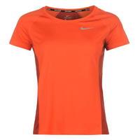 nike miler crew running t shirt ladies