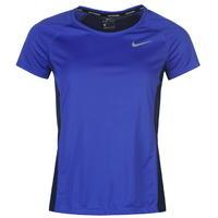 nike miler crew running t shirt ladies