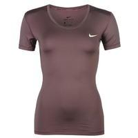 Nike Pro Short Sleeve V Neck Top Ladies