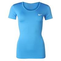 Nike Pro Short Sleeve V Neck T Shirt Ladies