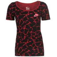 nike aop scoop t shirt ladies