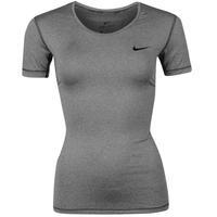 nike pro short sleeve v neck top ladies