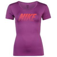 nike pro graphic t shirt ladies