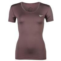 Nike Pro Short Sleeve V Neck Top Ladies