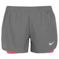 nike 2 in 1 woven shorts ladies