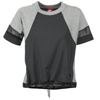 nike bonded womens t shirt in grey