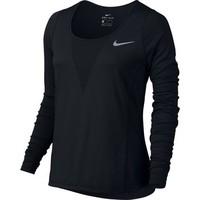 nike zonal cooling relay 831514 010 womens long sleeve t shirt in mult ...