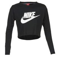 Nike CROP HBR women\'s Long Sleeve T-shirt in black