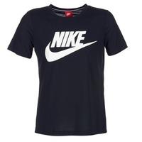 Nike ESSNTL TEE HBR women\'s T shirt in black