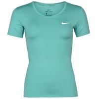 Nike Pro Short Sleeve V Neck Running Top Ladies