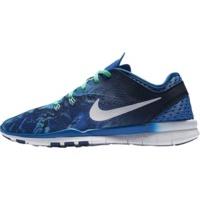 Nike Free TR 5 Print Wmn soar/deep royal blue/green glow/white