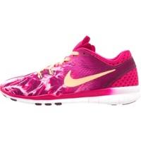 nike free tr 5 print wmn fireberrymulberryblacksunset glow