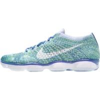 Nike Performance Flyknit Air Zoom Agility chalk blue/white/racer blue