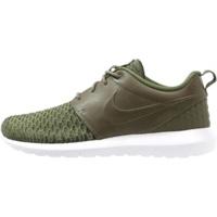 nike roshe one flyknit premium rough greensequoniatarp greenblack