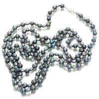 Nightingale black pearl necklace