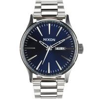 NIXON Men\'s Sentry Ss Blue Sunray Watch