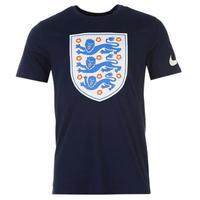 Nike England Crest T Shirt Mens