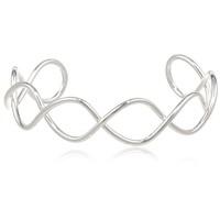 nine west ladies wire cuff bracelet