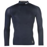 nike pro core mock base layer top mens