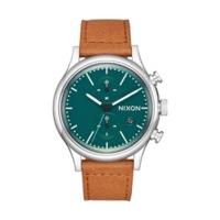 nixon station chrono leather a1163 2535