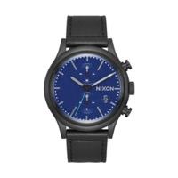 nixon station chrono leather a1163 602